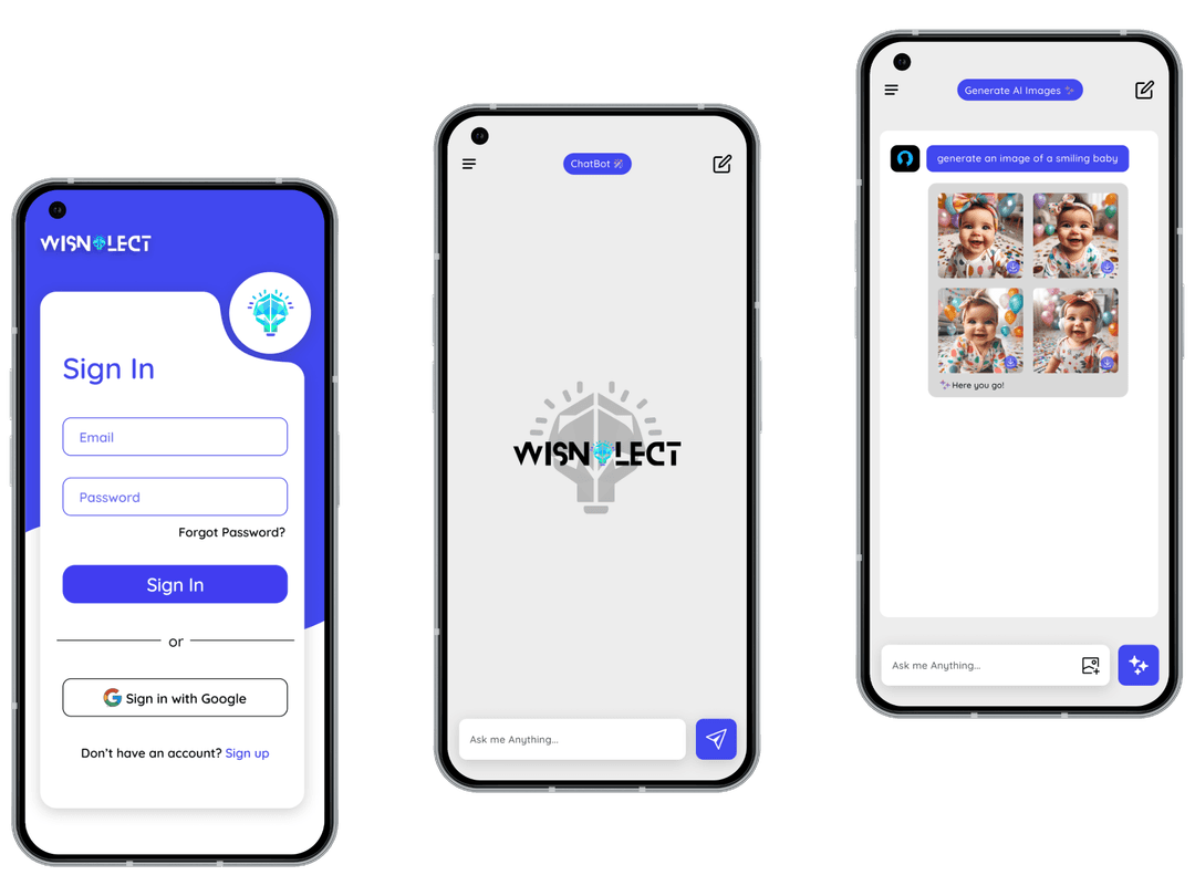 ARLEX - Multi Modal AI App mockup