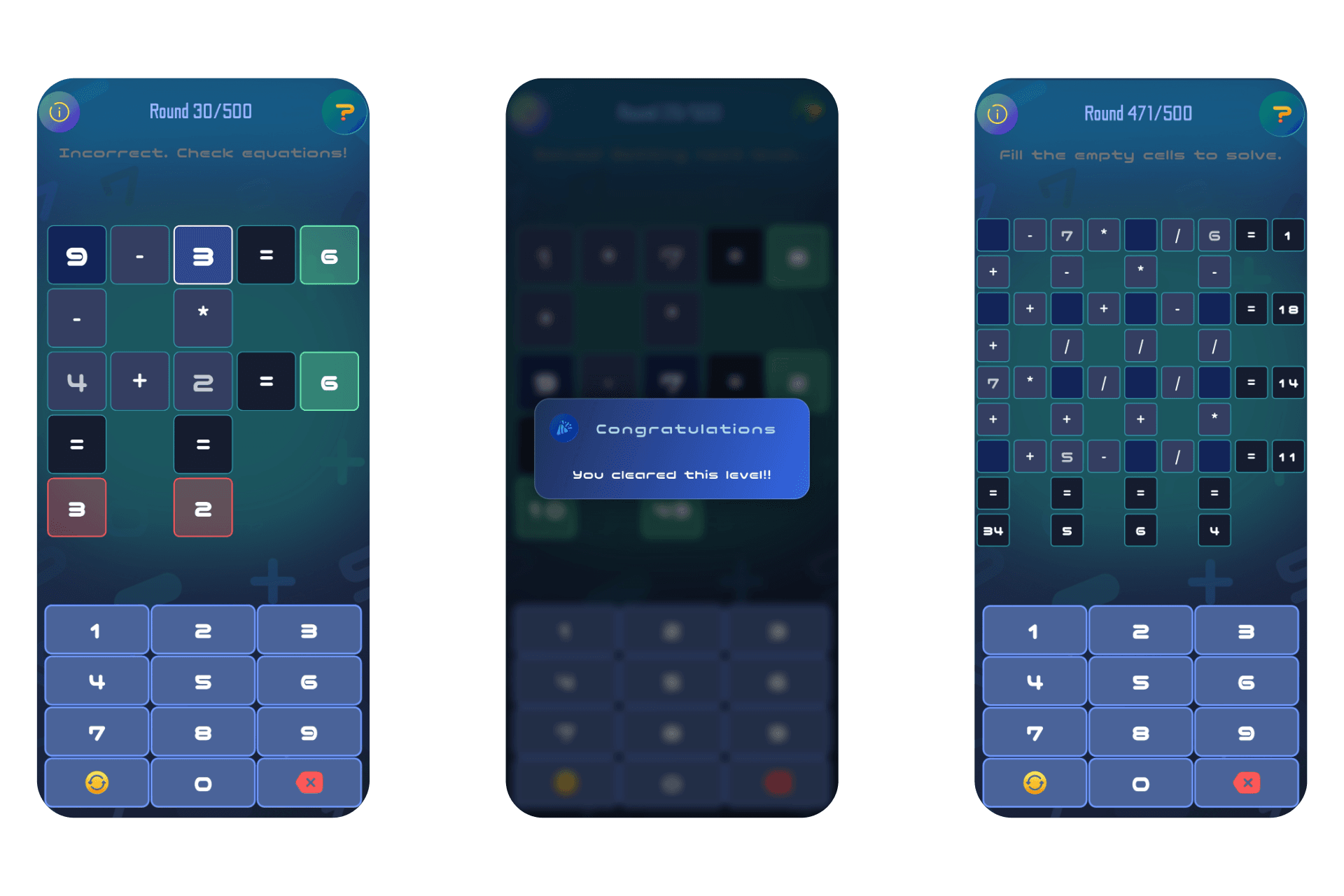 GRIDMATH mockup